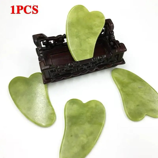 Jade Gua Sha Board for Facial and Body Massage - Natural Scraping Tool for Chinese Medicine - UK - Body Care, Comfort Pack
